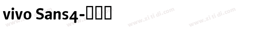 vivo Sans4字体转换 vivo Sans4字体转换